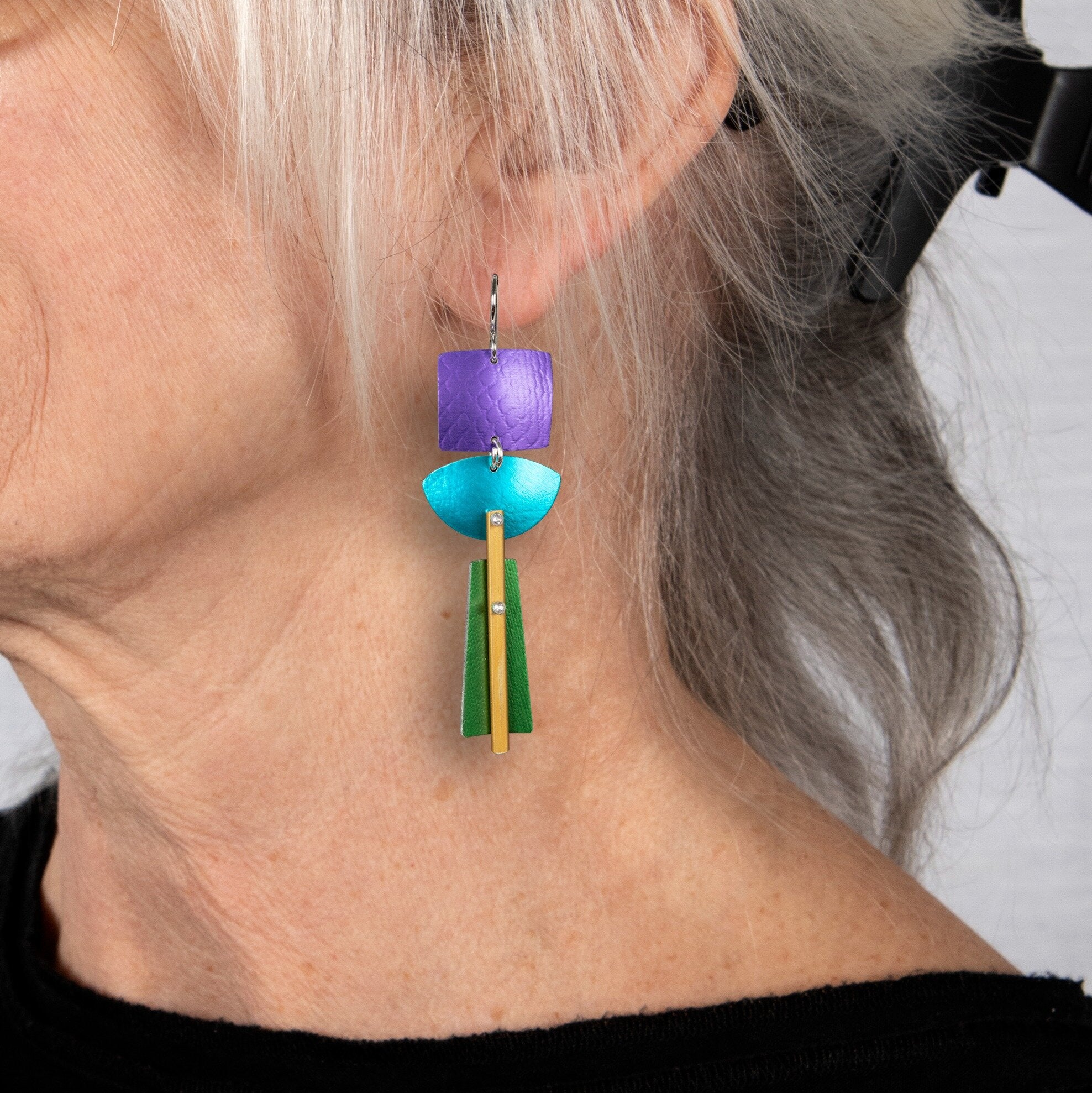 Turquoise, Aqua, Lime & Purple