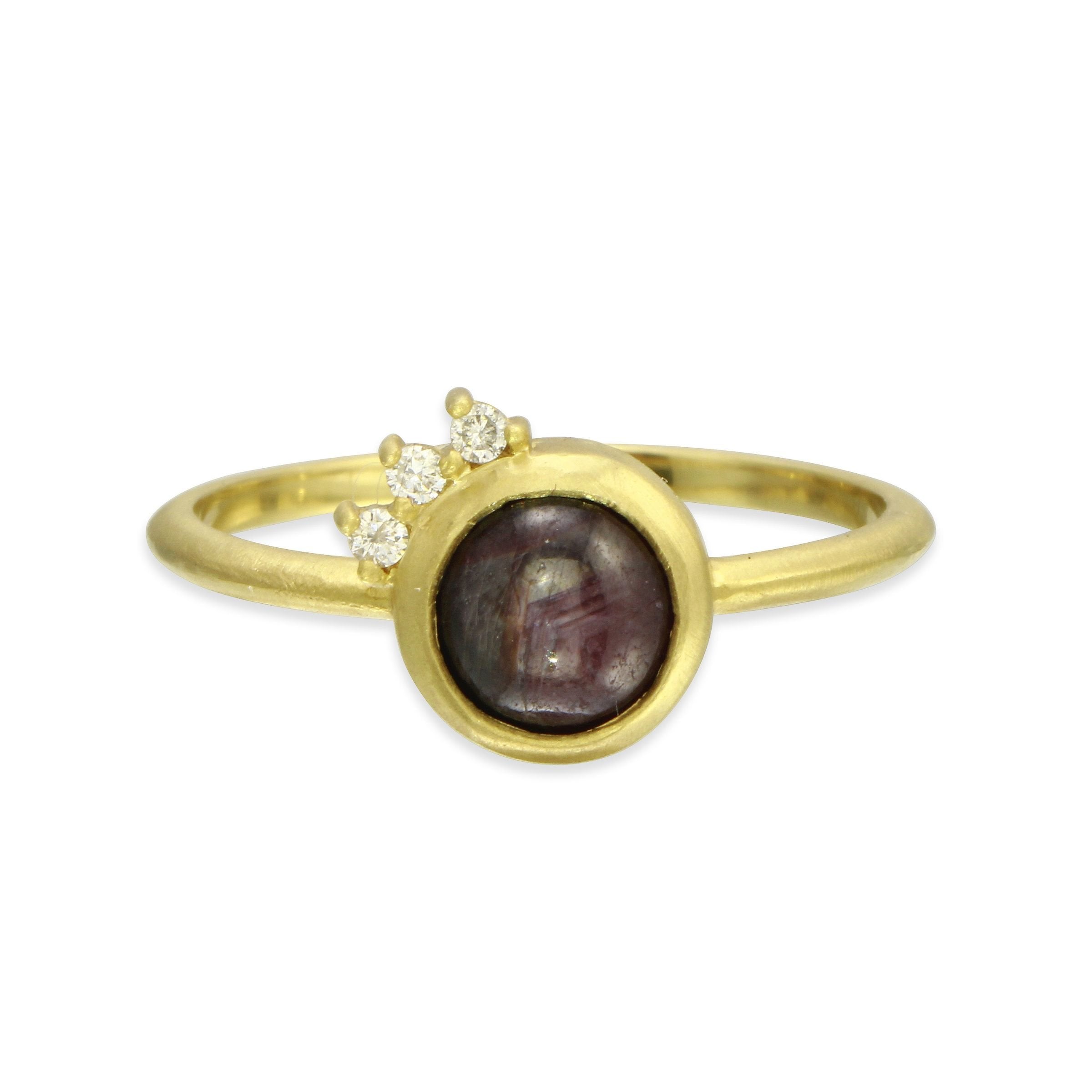 Ruby and Diamond Rhiannon Ring