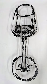 White Wineglass