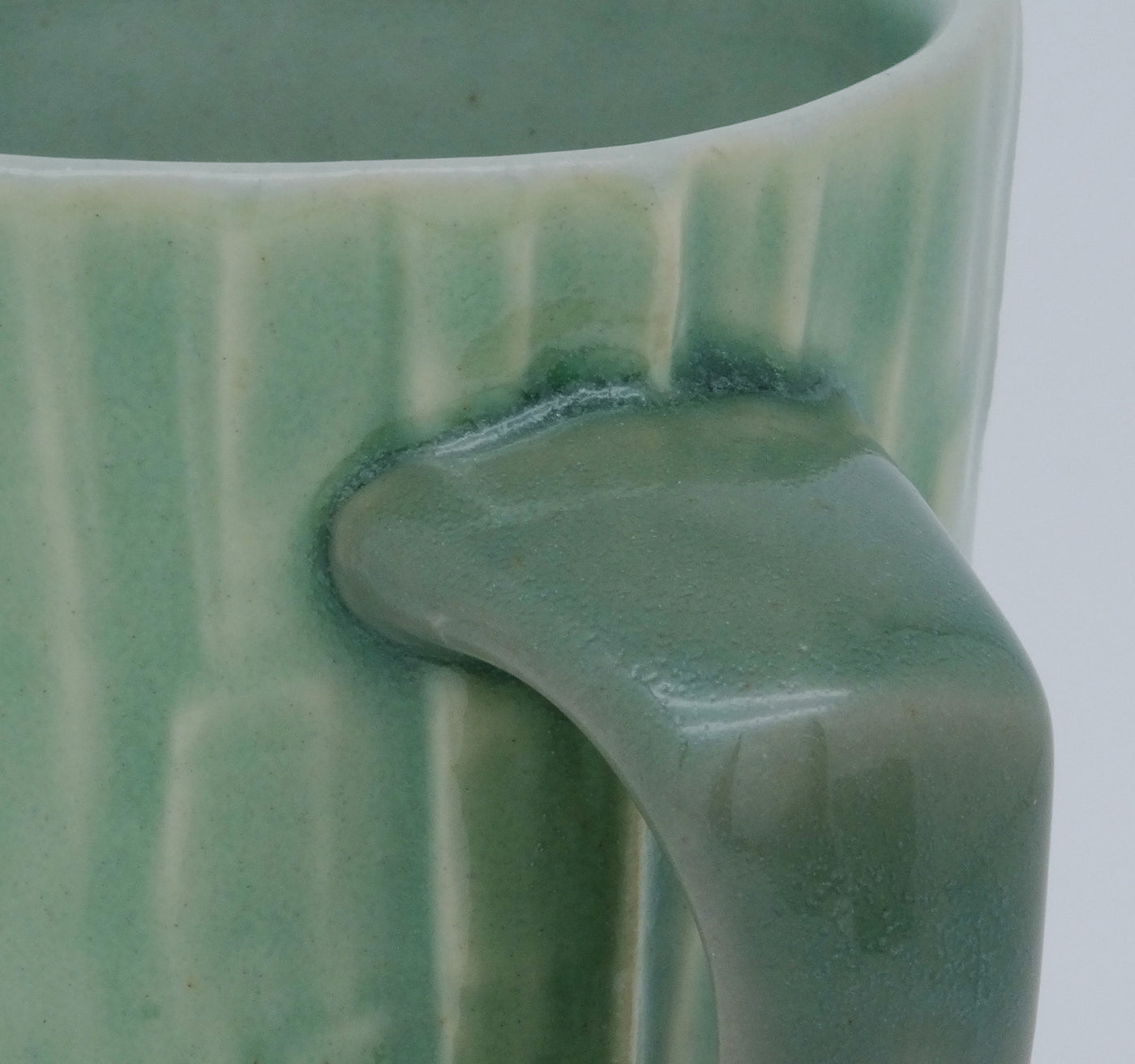 Celadon Forest Mug Pair