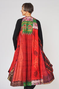 Back Pleated Maxi Vest #4