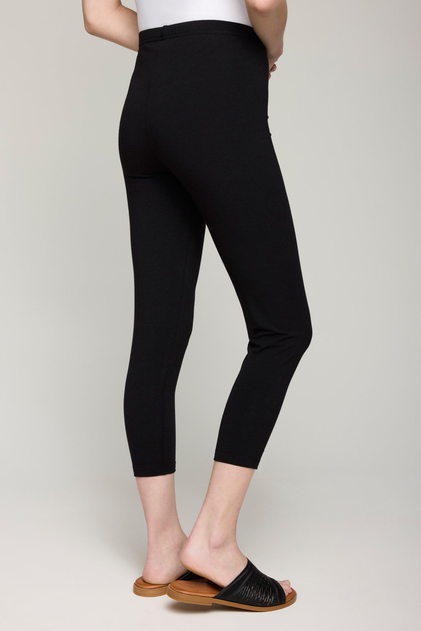 Bamboo Jersey Cropped Leggings
