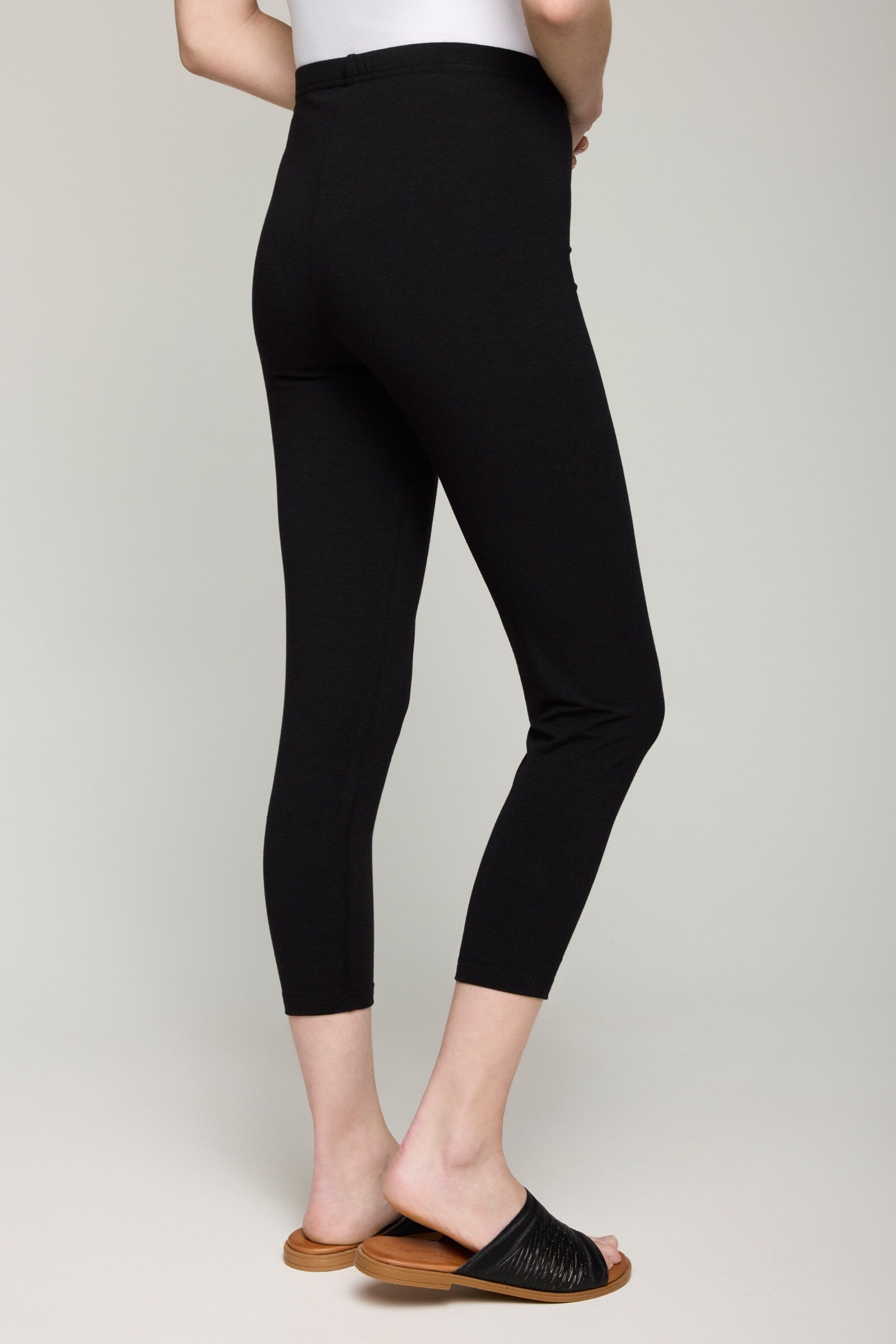 Bamboo Jersey Cropped Leggings