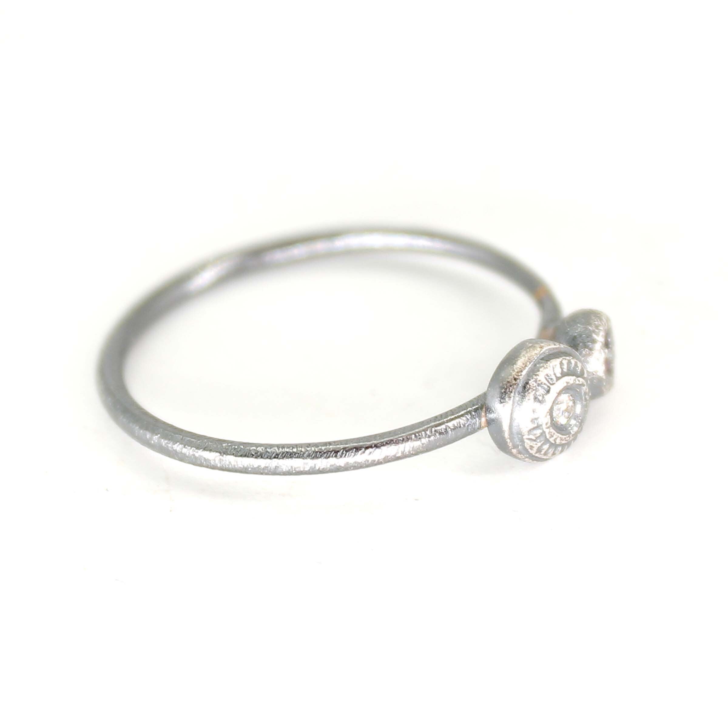 Ruby & Diamond Stacking Ring