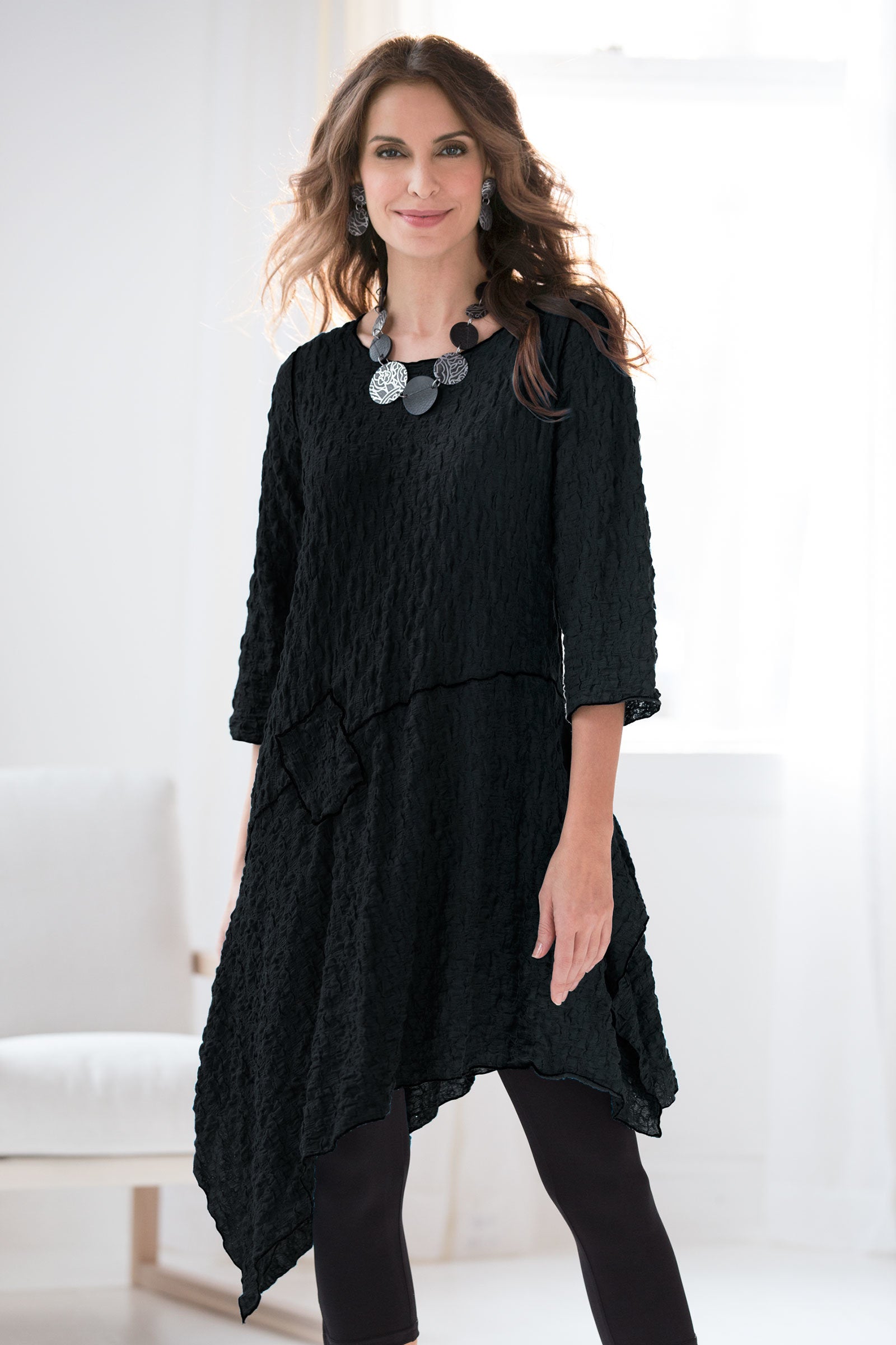 Pucker Skimmer Tunic · Artful Home