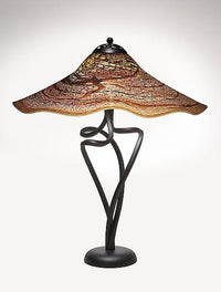Paprika Fluted Spiral Lamp