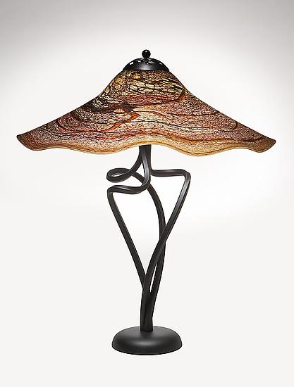Paprika Fluted Spiral Lamp