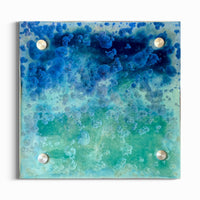 Color of Water Wall Slab in Ombre