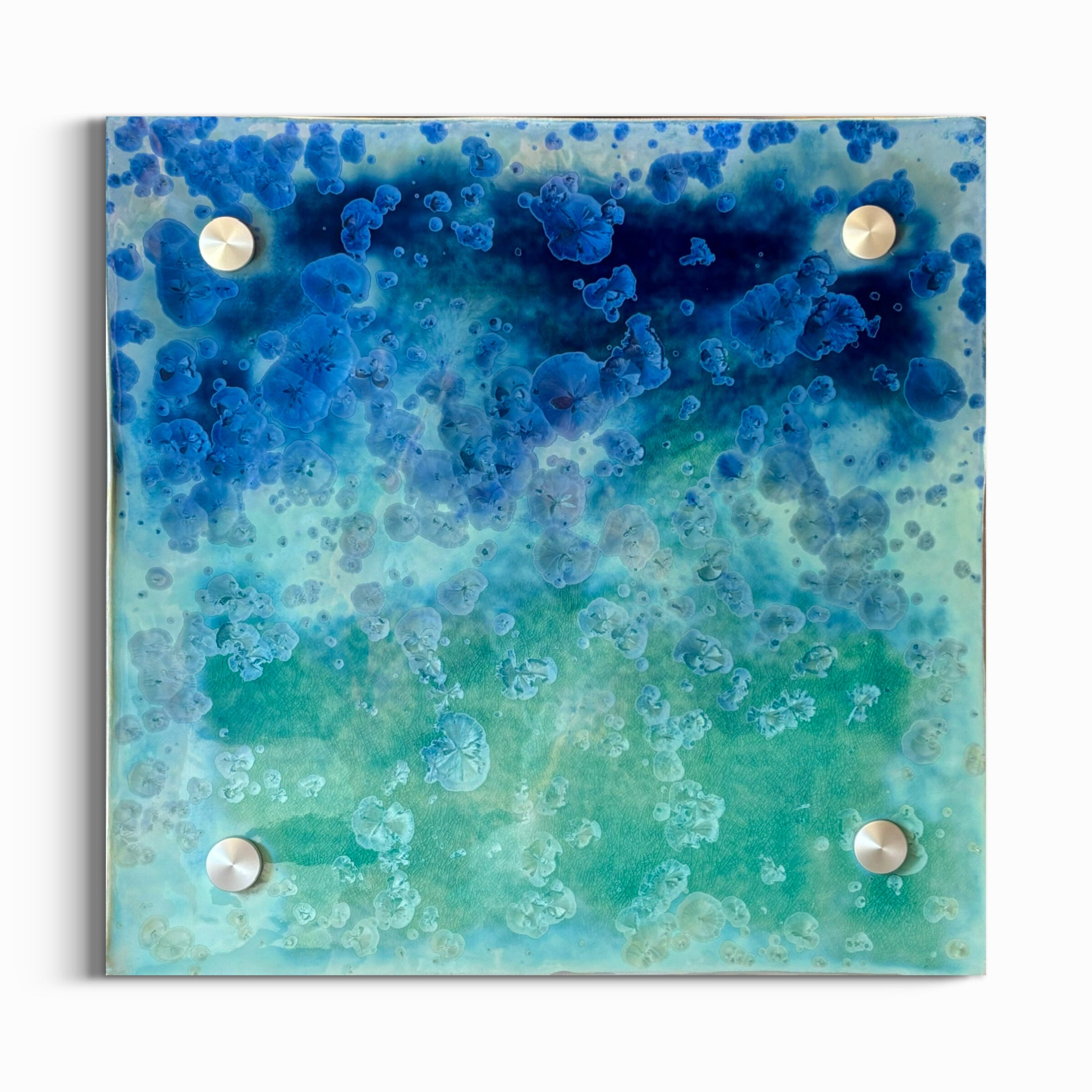 Color of Water Wall Slab in Ombre