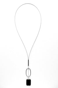 Onyx and Sterling Silver Necklace