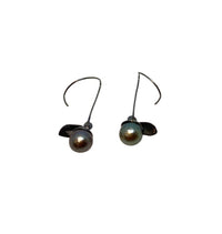 Silver Tahitian Cherry Earrings