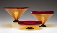 left to right: Straight-Sided Bowl, Low Round Bowl. Tucked Rim Bowl | Photo by David Ramsey