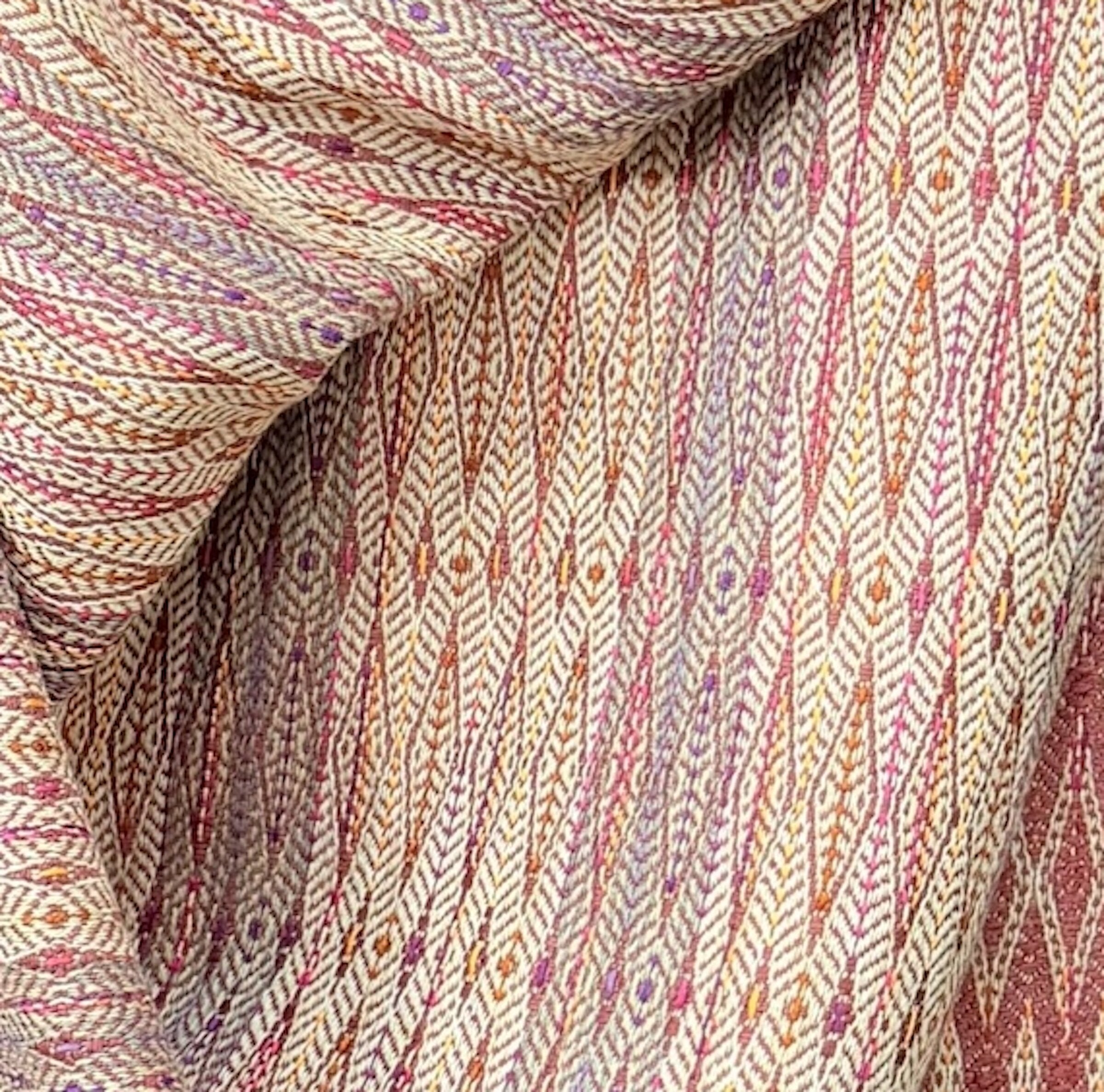 Dubonnet Handwoven Reversible Throw