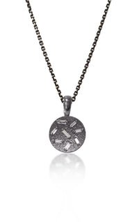 Sterling Silver Ice Pendant