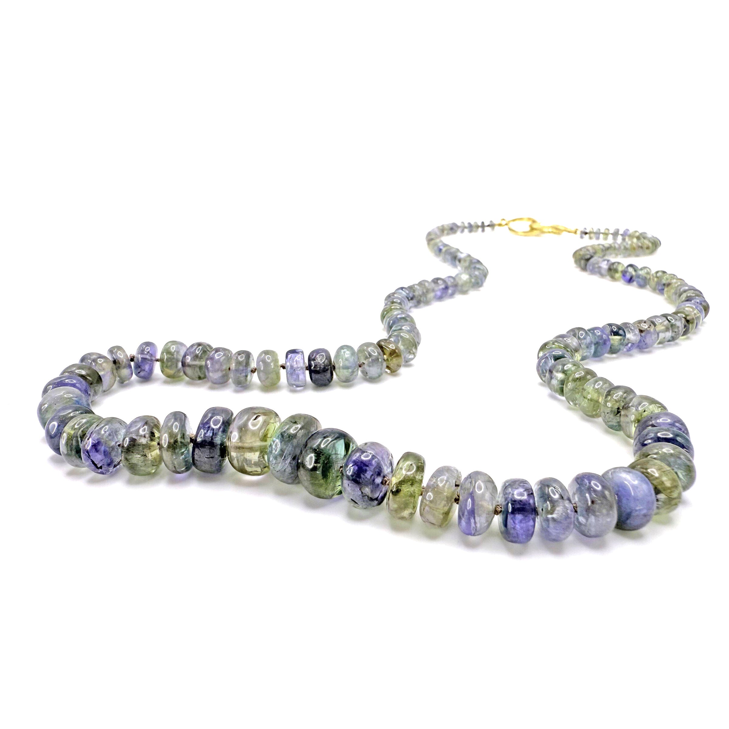 Bi-Color Tanzanite Candy Necklace