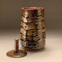 Carved Jar, Tenmoku and Ash