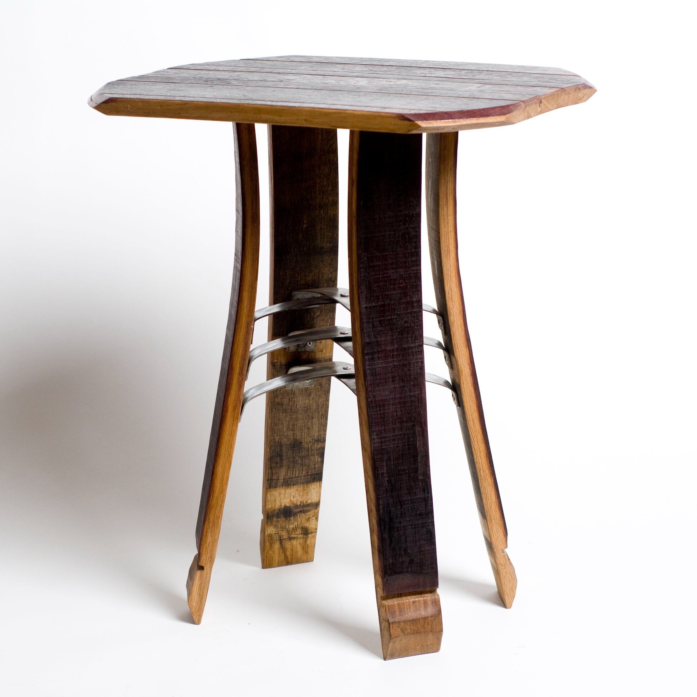 Wine Barrel Side Table