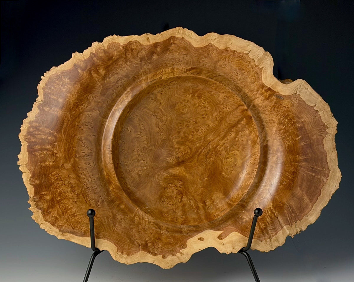 Display Piece Turned from Australian Gold Mallee Burl