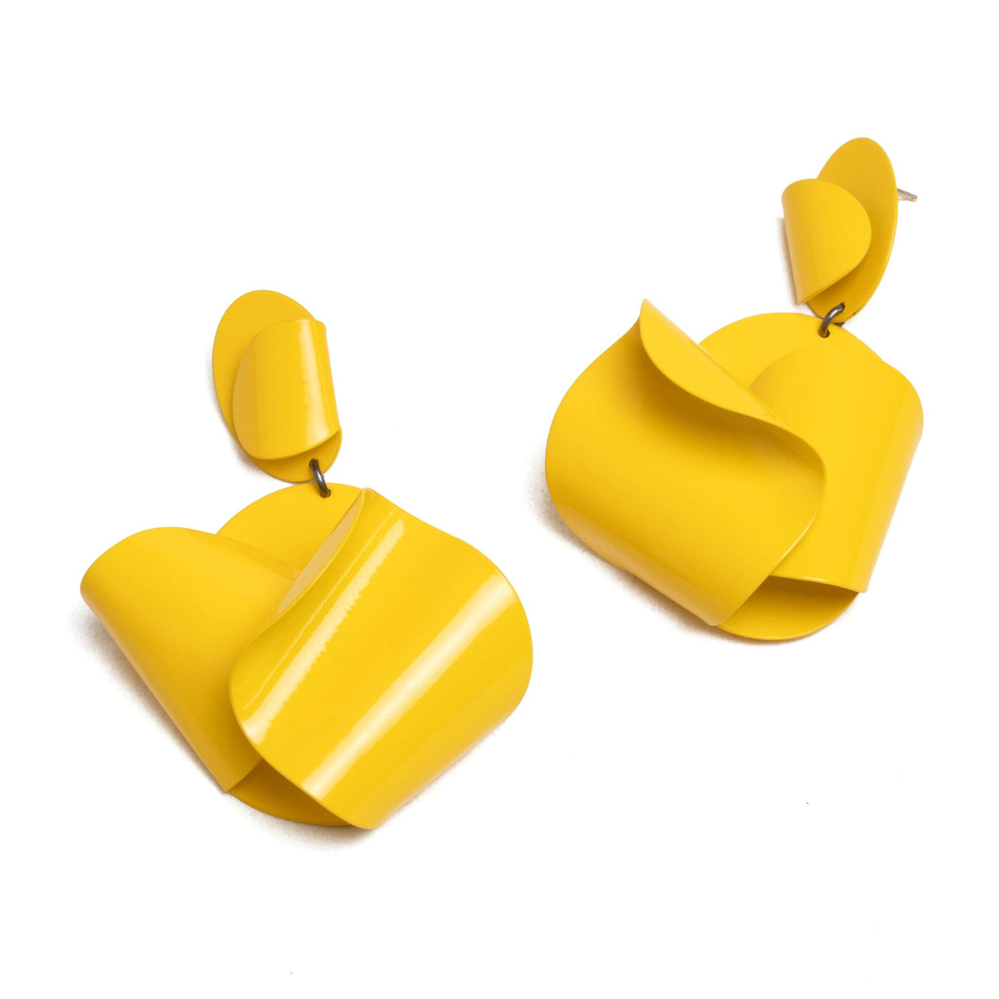 Max Folded Two-Piece Drop Earrings