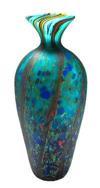 Matte Ocean Forest Amphora Vase
