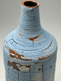 Blue Crackle Bottle