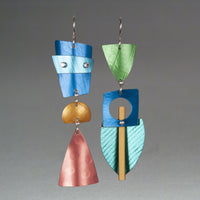 Royal Blue, Turquoise, Gold, & Rust