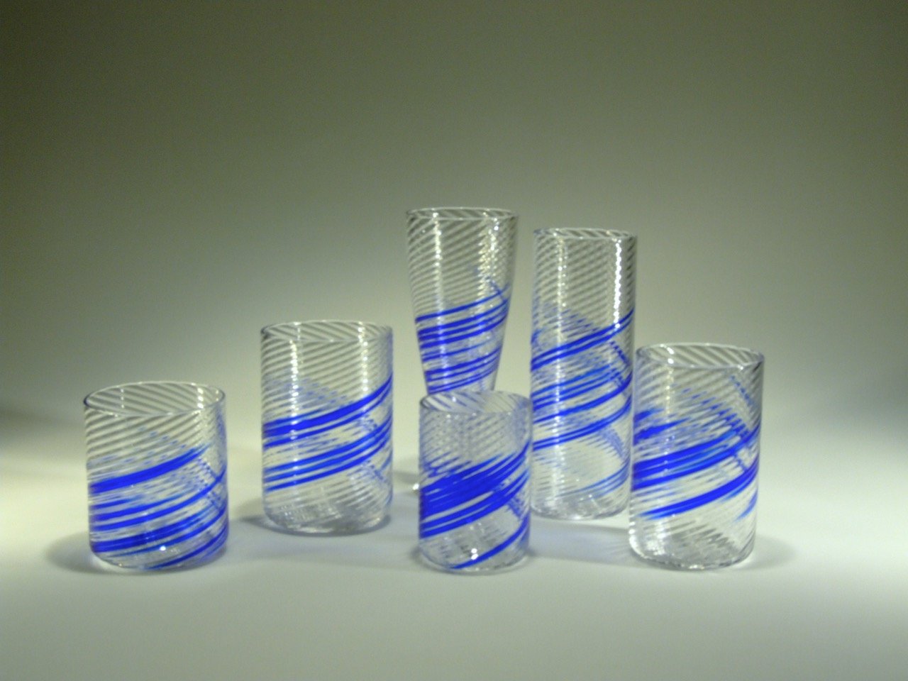 Blue Stripe Rocks Glasses