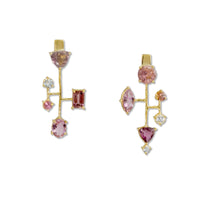 Tourmaline & Sapphire Calder Earrings