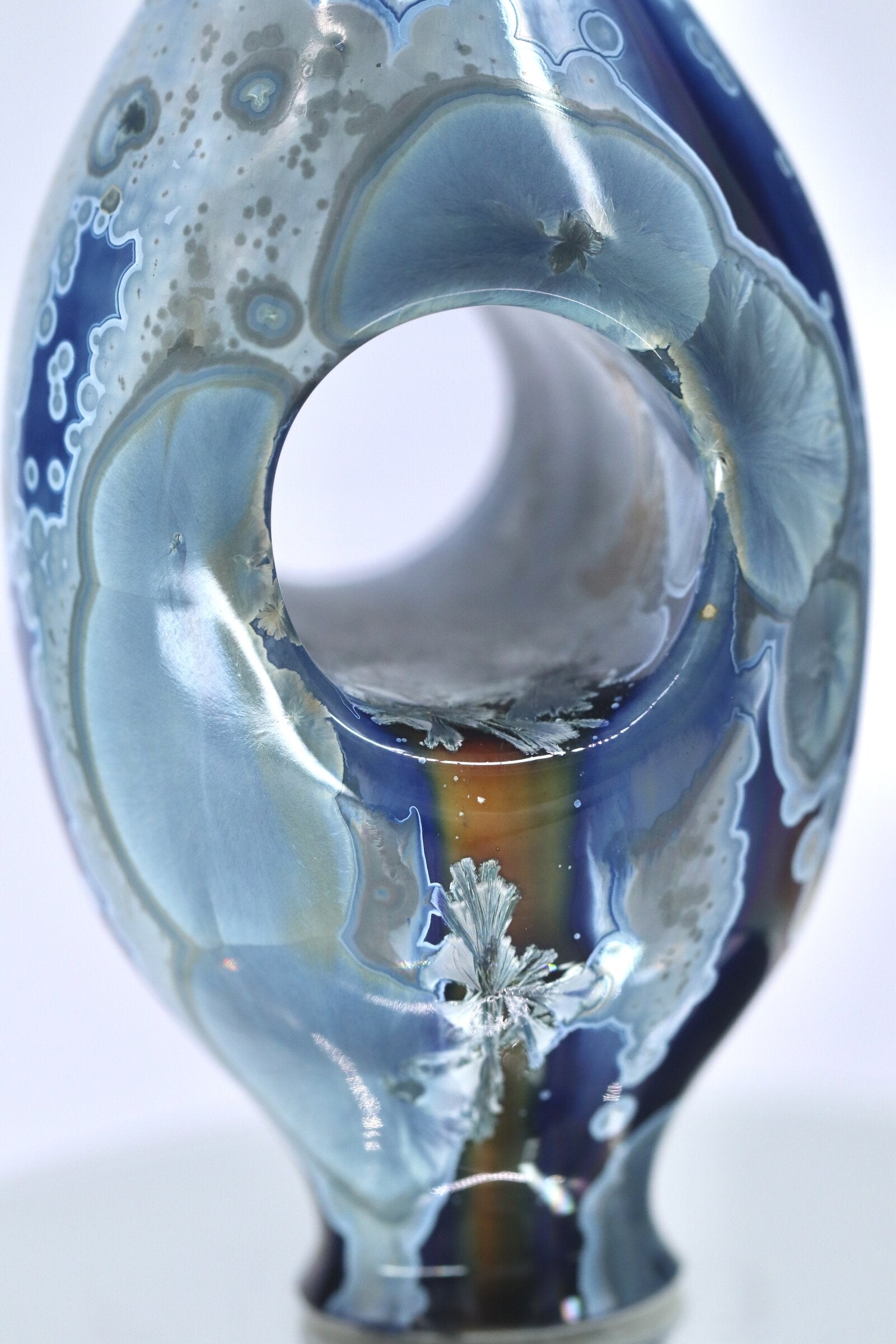 Waterfall Blue Miniature Vessel II