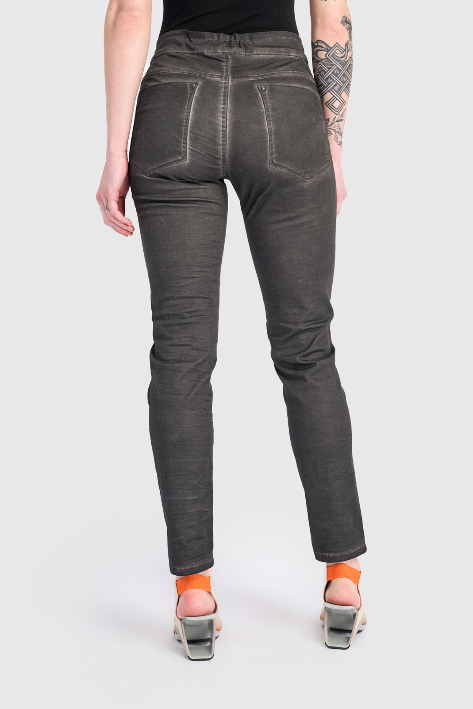 Washed Steel Ventura Drawstring Pant