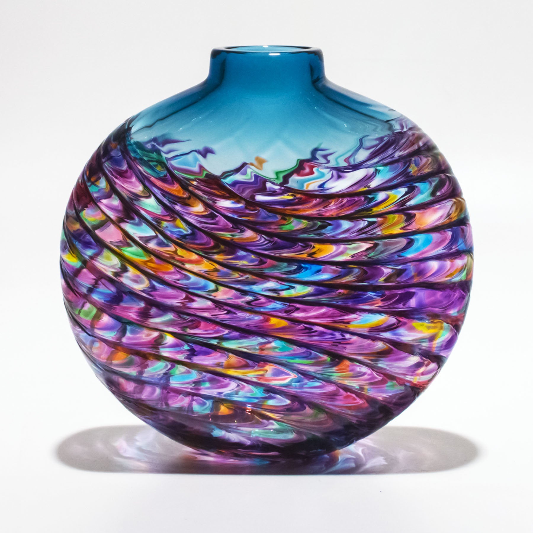 Violet Multi with Aquamarine