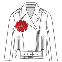 Big Rosette Brooch II