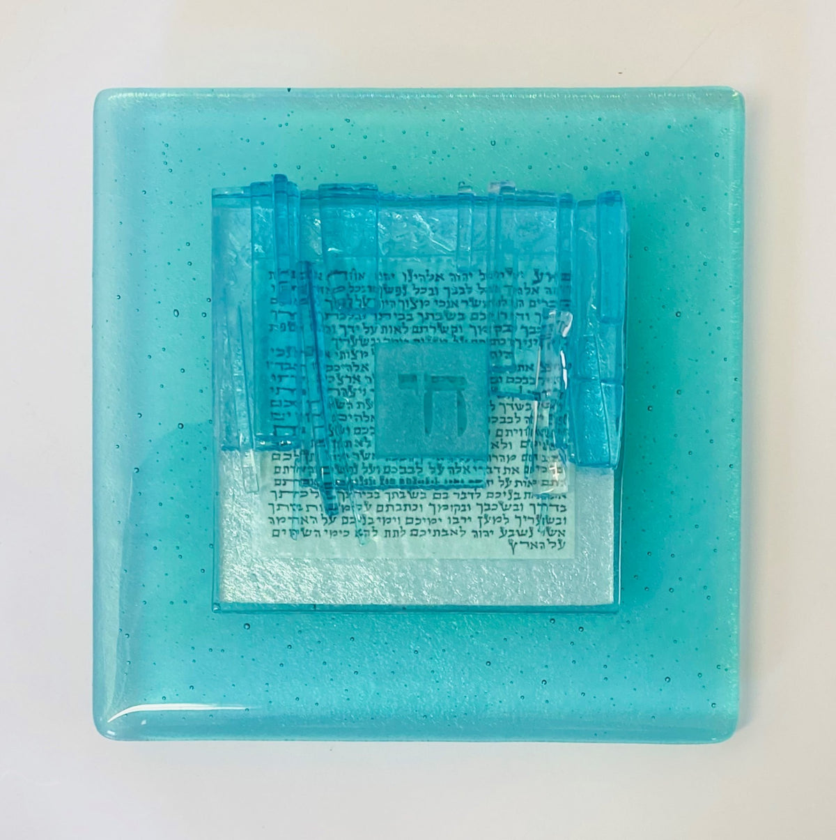 Blessing Art Plaque Chai Aqua VI