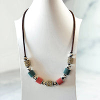 Coral Canyon Barrel Necklace