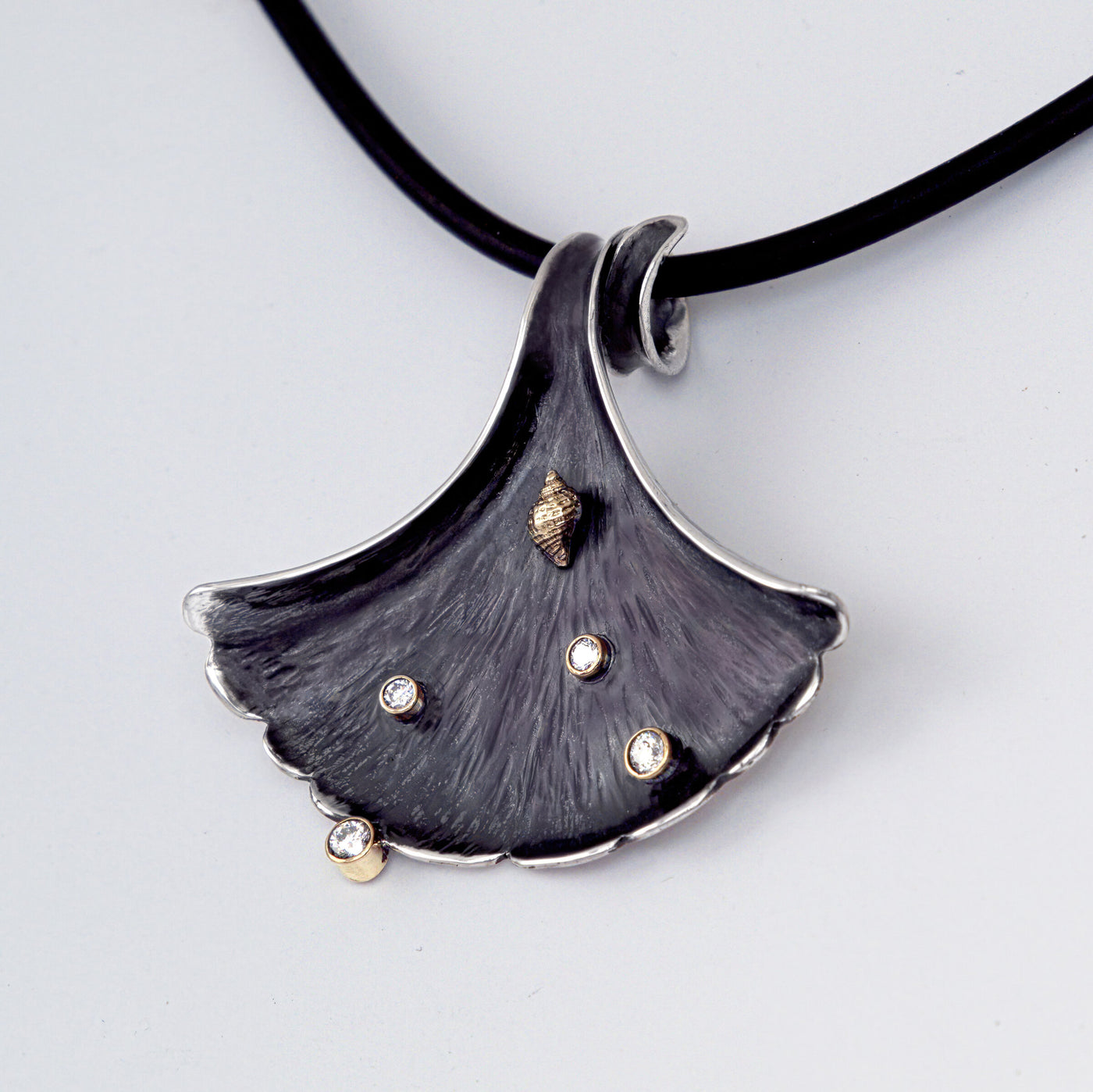Maine Beach Leaf Necklace