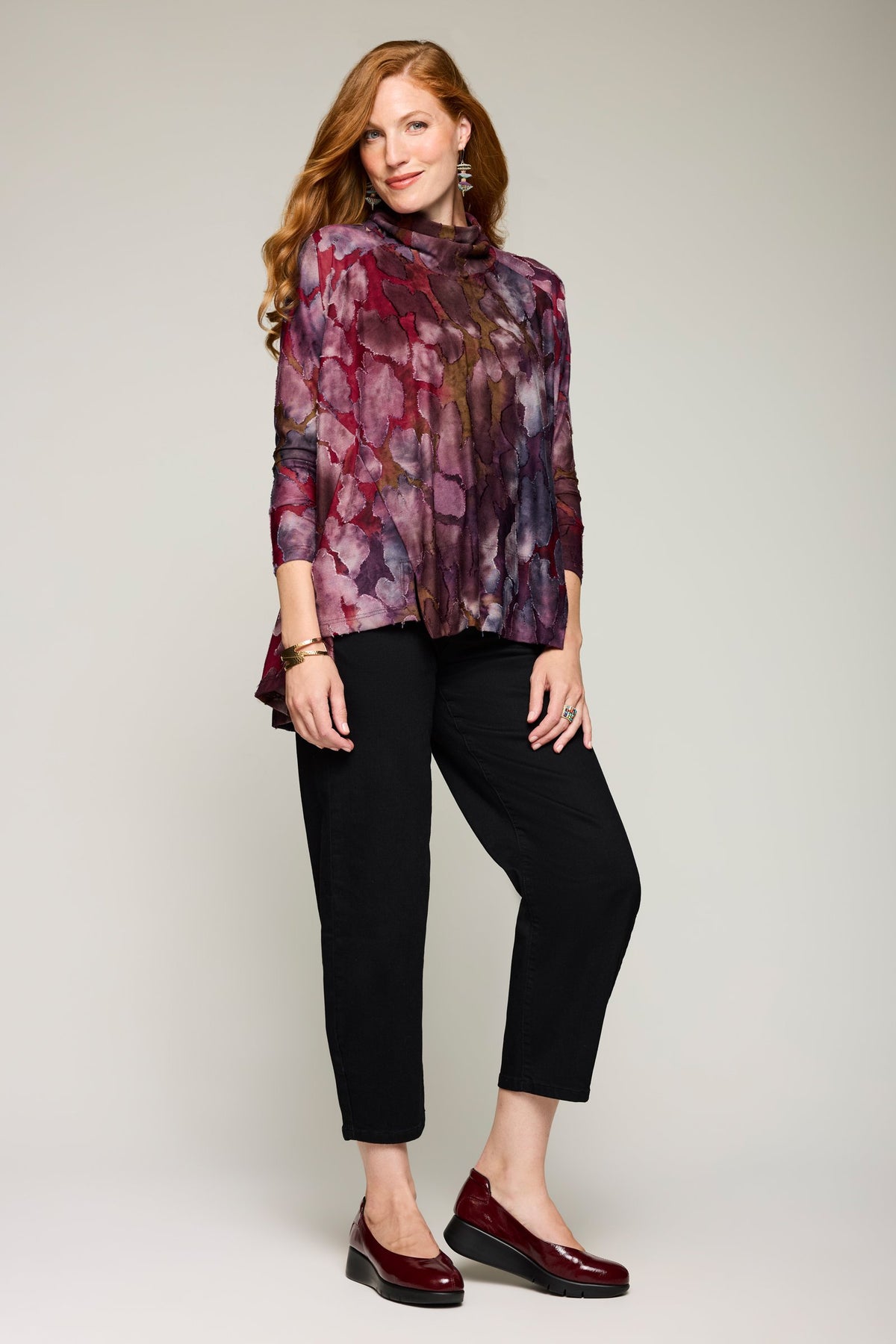 Burnout Velvet Top
