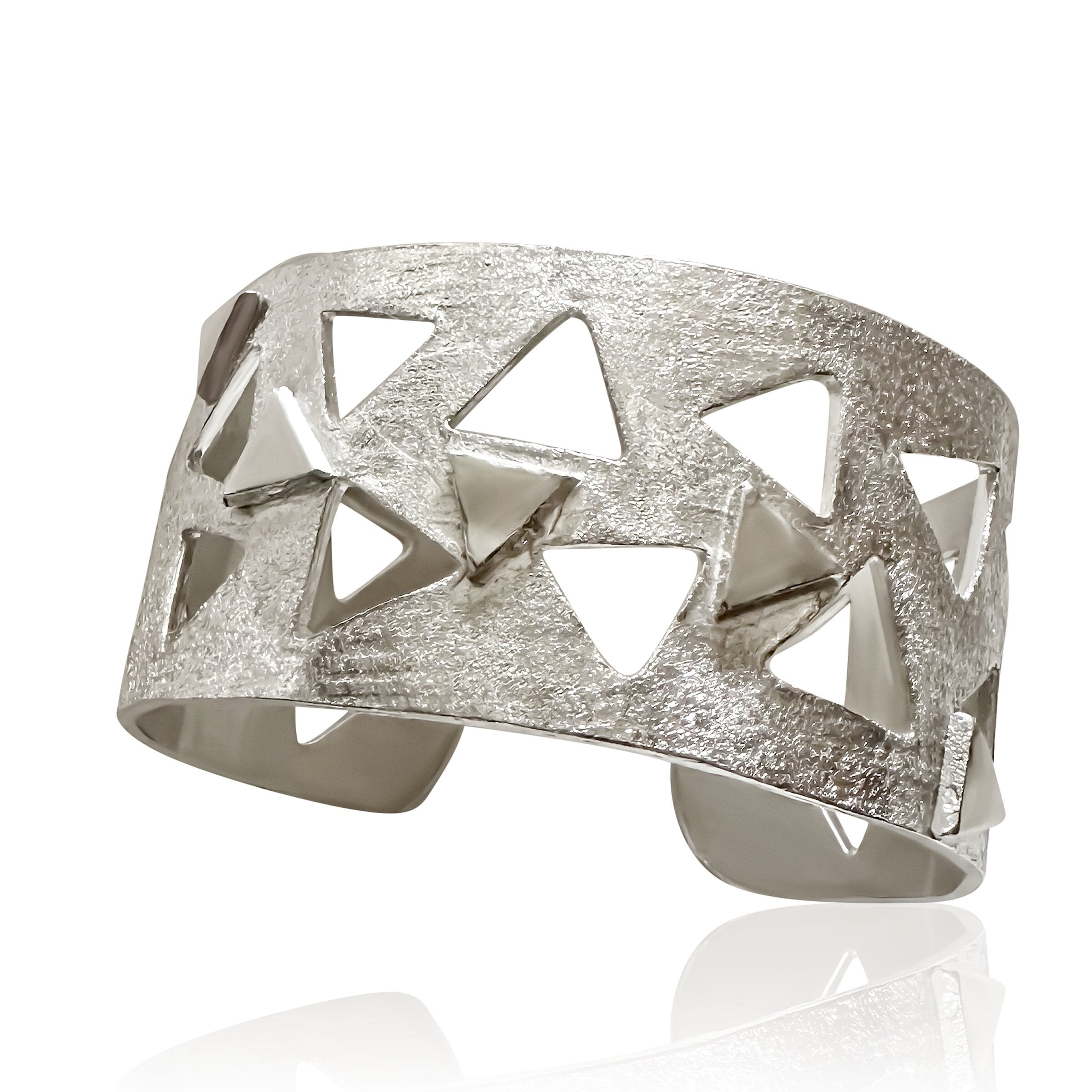 Large Triangle Cut Cuff