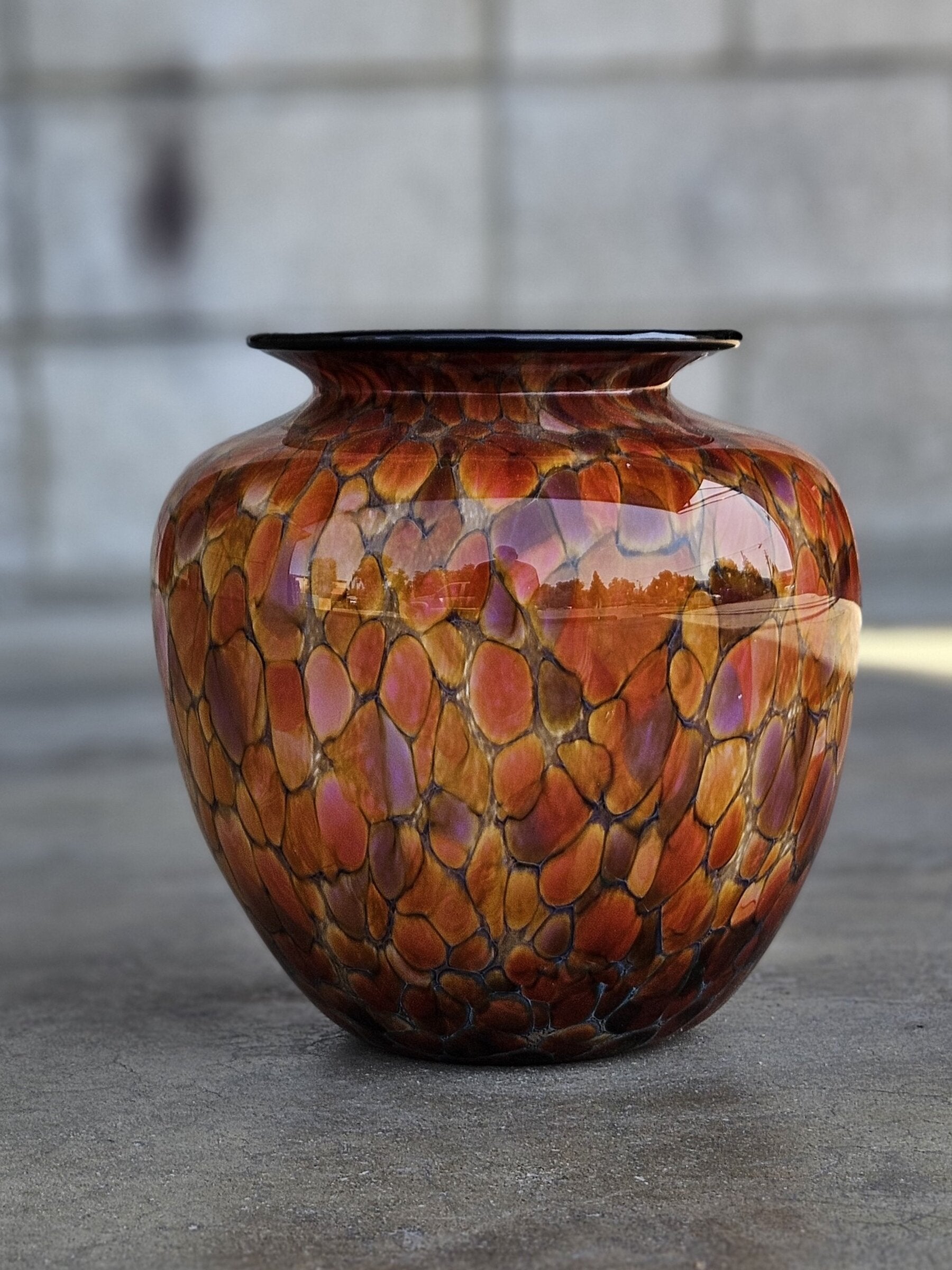 Bronze Squat Vase