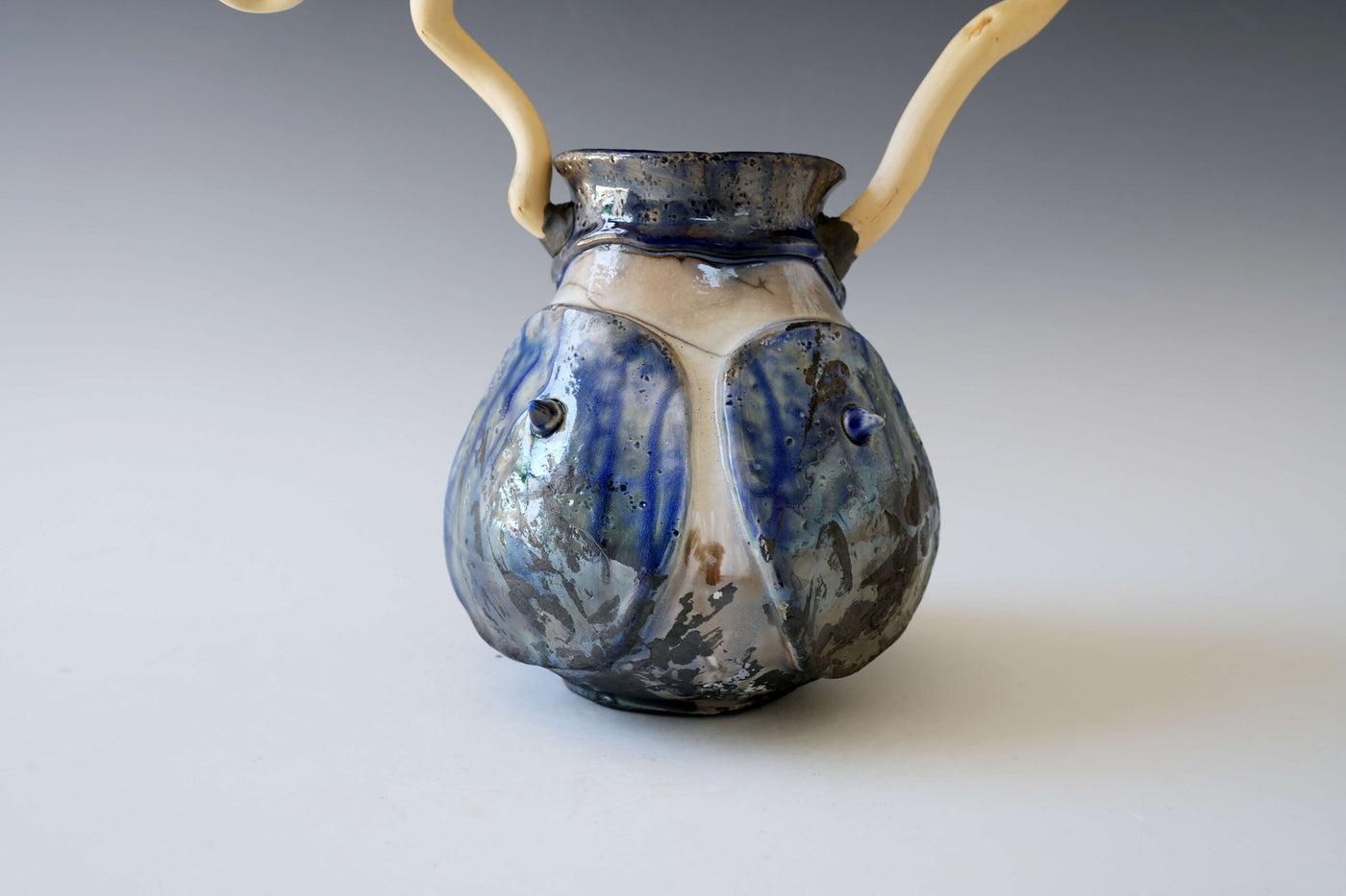Burnt Shell Magic Forest Porcelain Vessel