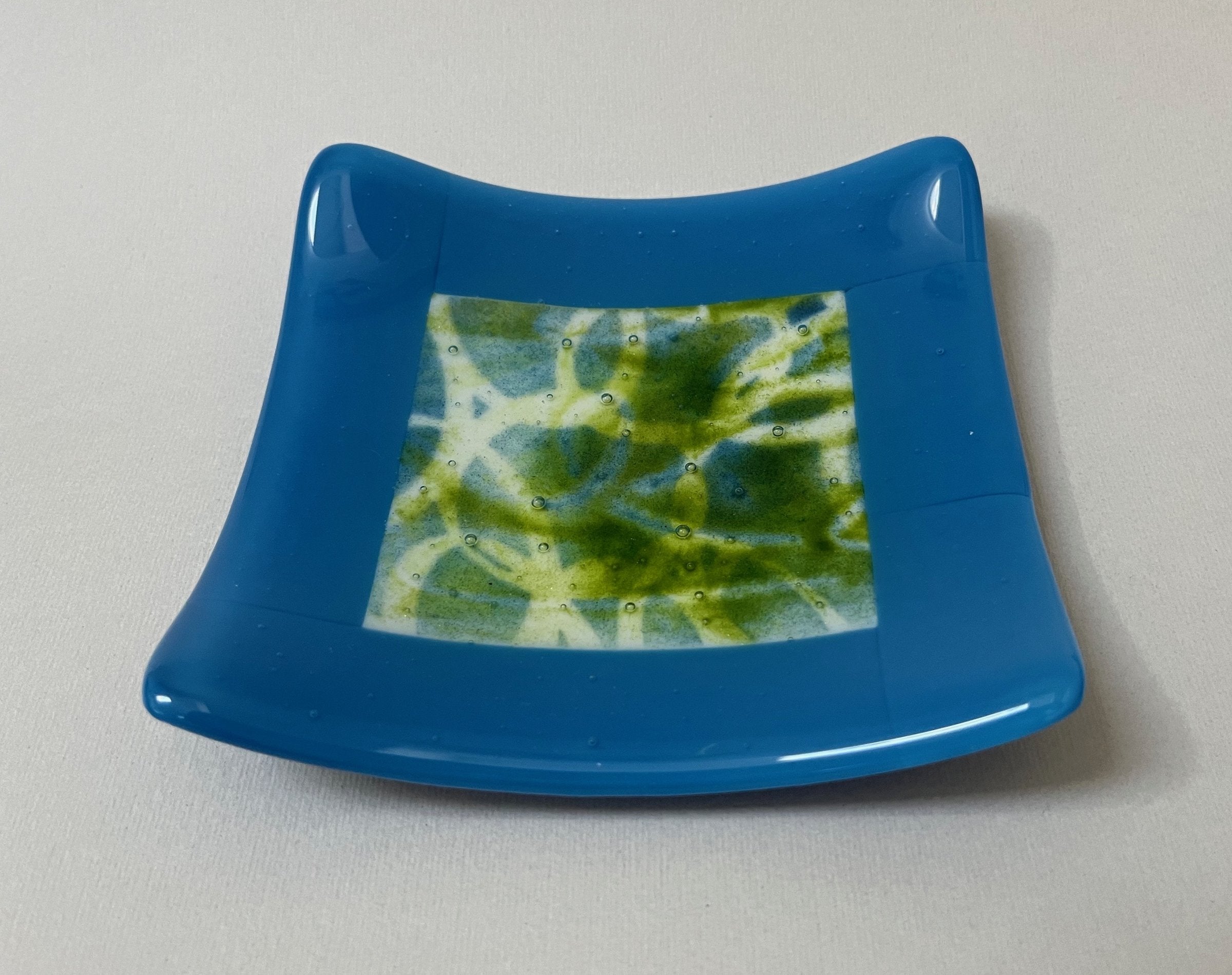 Blue Green Swirl Dishes