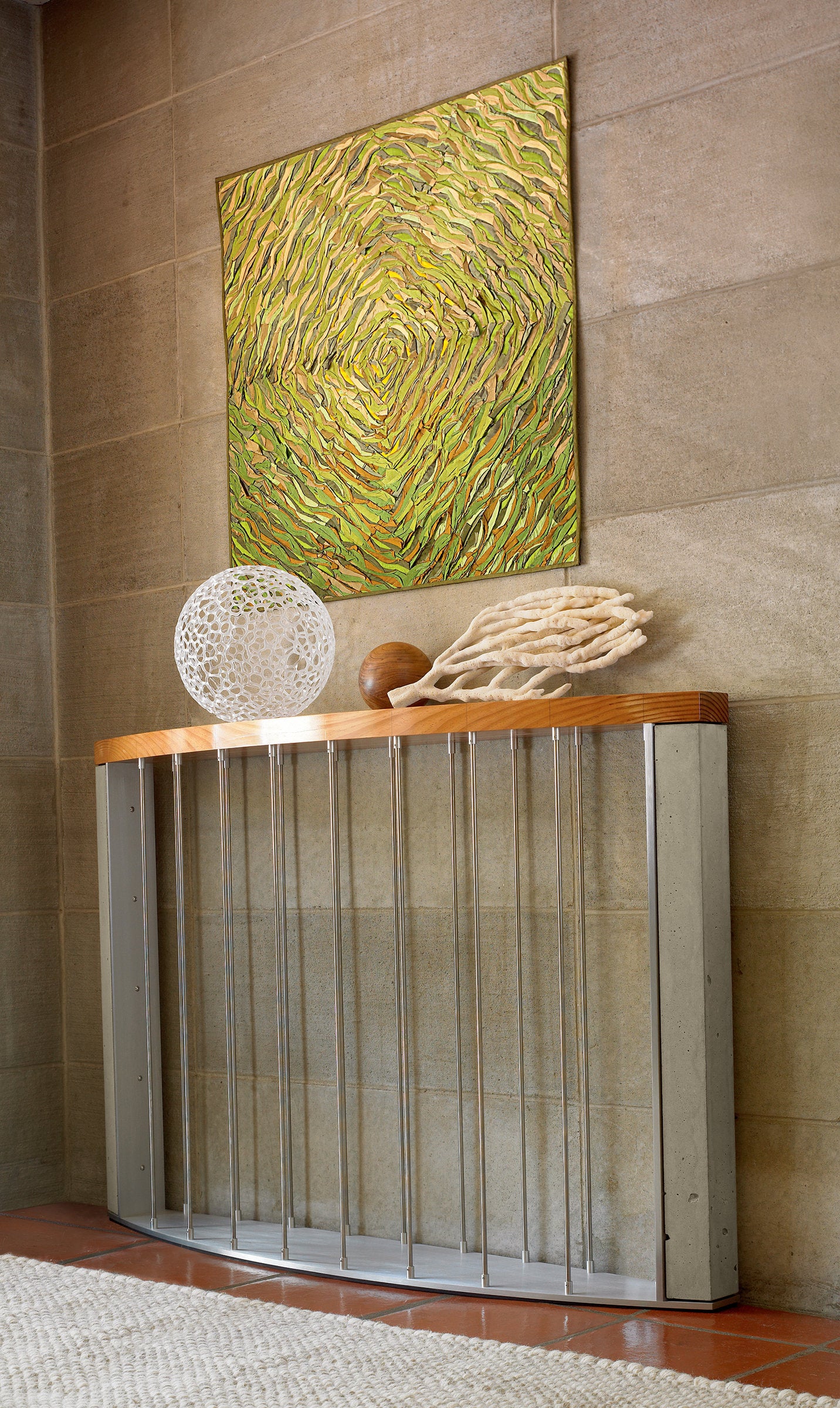 shown with green spiral by tim harding