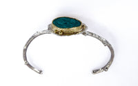 Chrome Dioptase Twig Bracelet