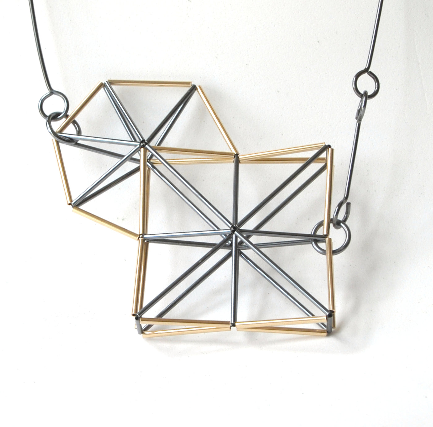 Square and Circle Necklace