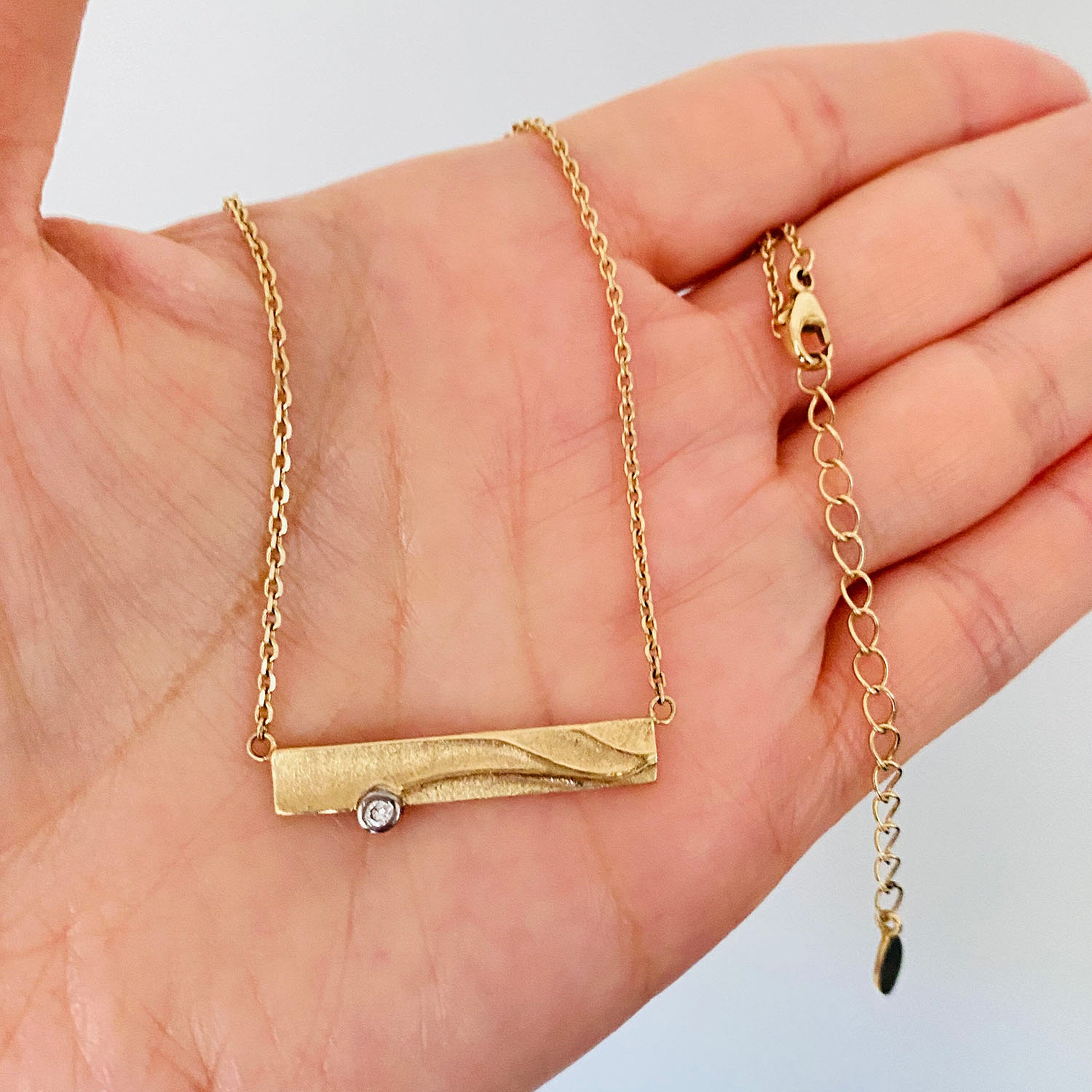 Gold Zen Necklace