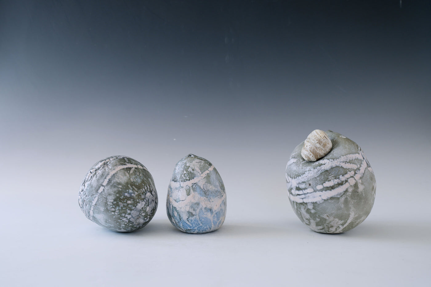 Blue Moon Riverstone Set of 3
