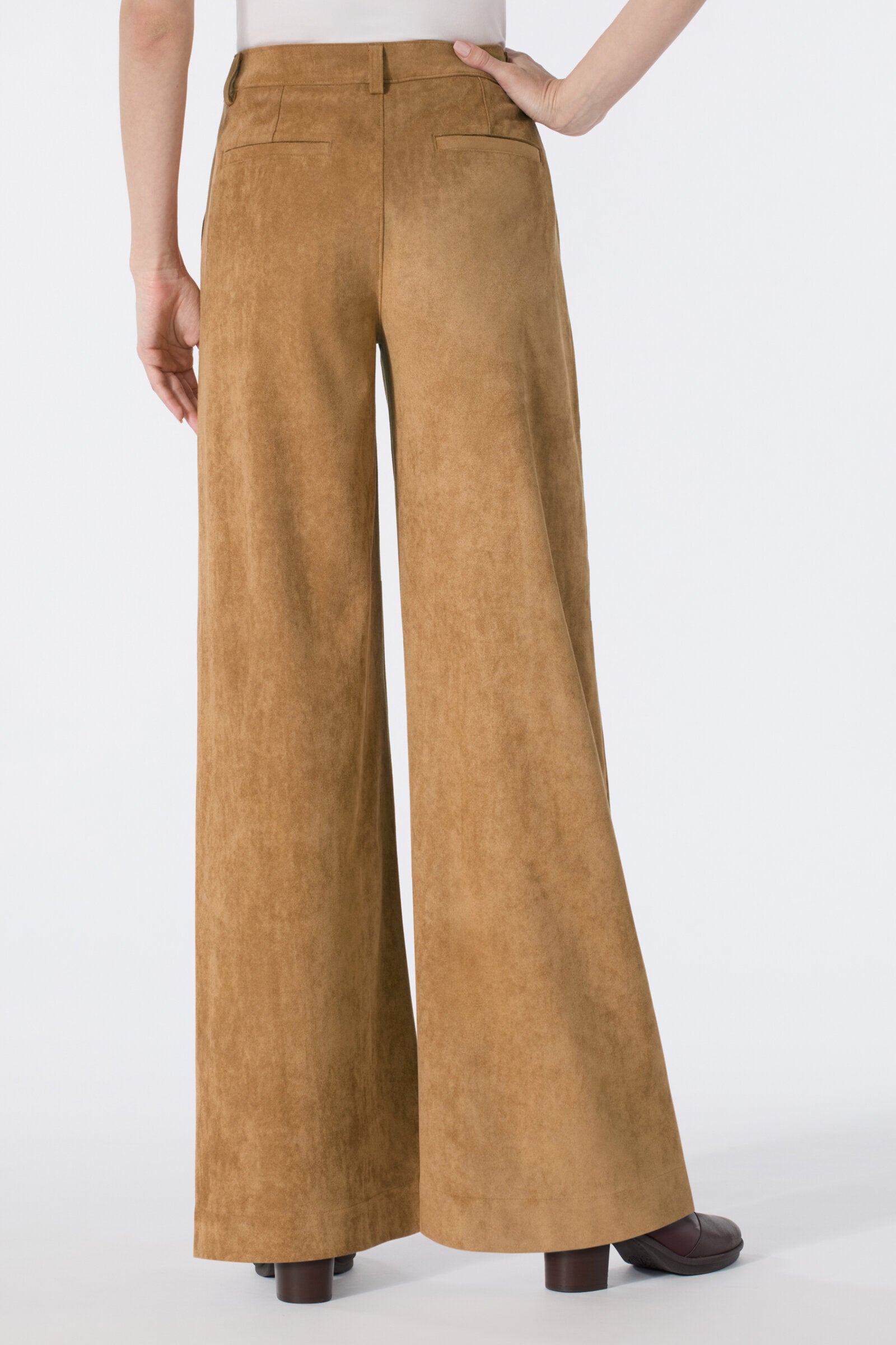 Microsuede Enya Wide Leg Pant
