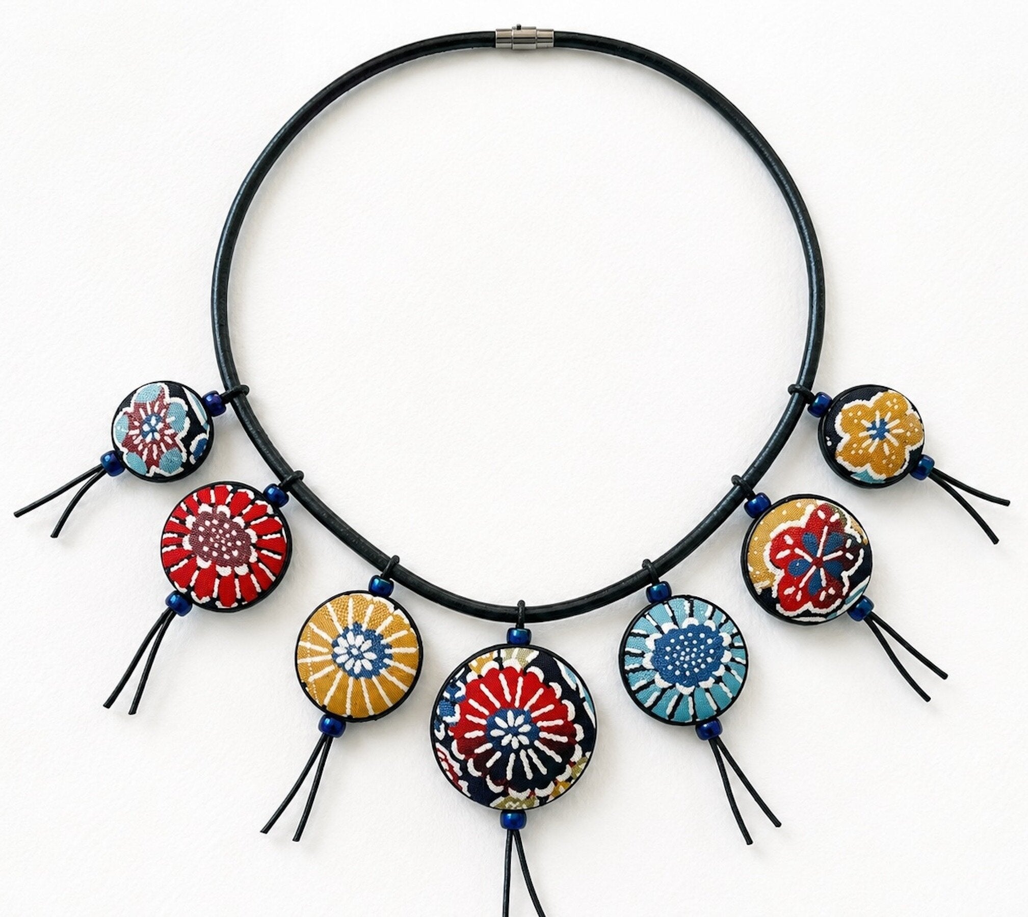 Vintage Kimono Silk Reversible Choker
