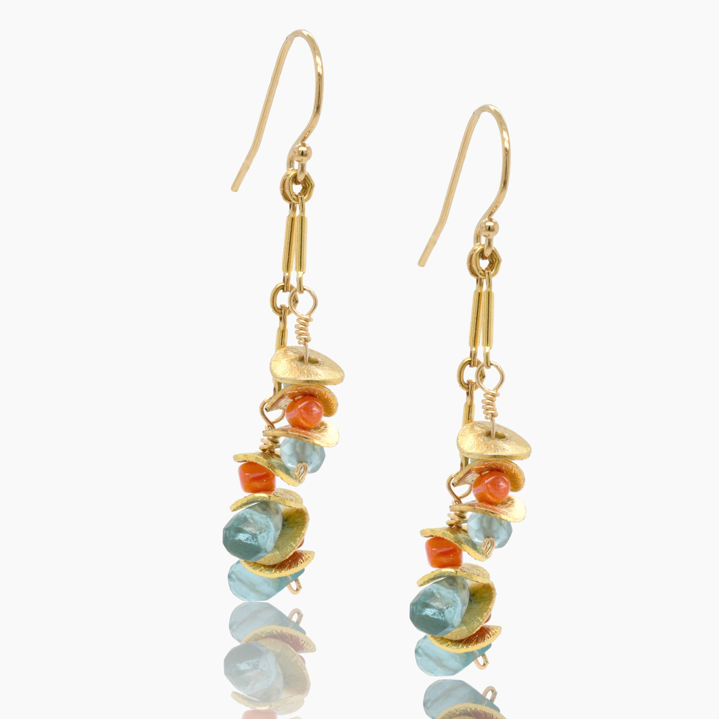 Signature Apatite Coral Earrings