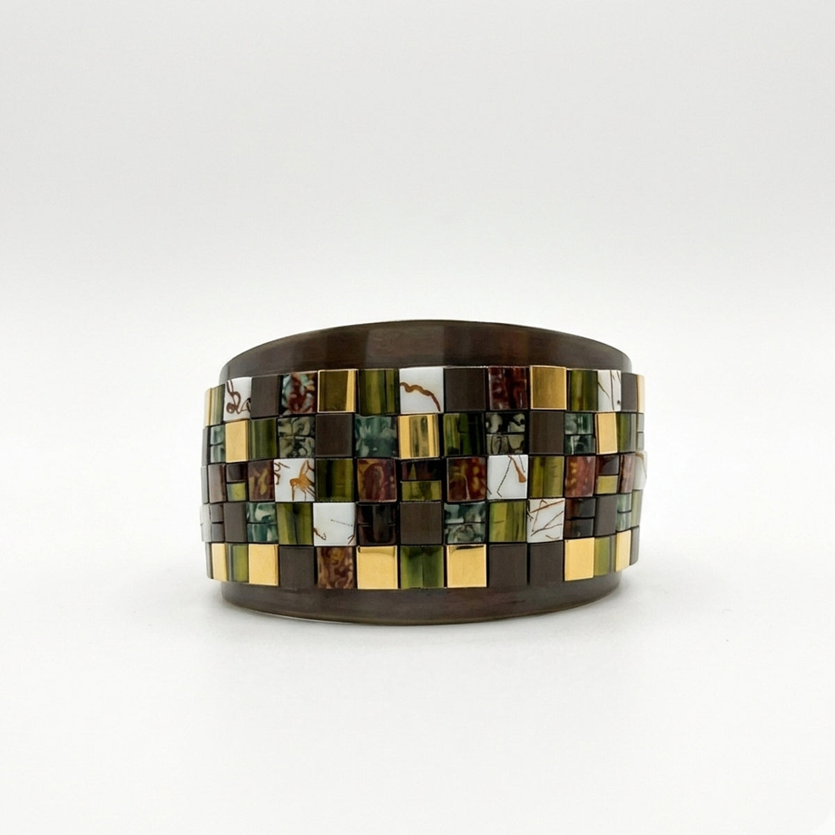 Olive Grove Mosaic Cuff