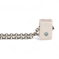 Cubular Blue Diamond Pendant